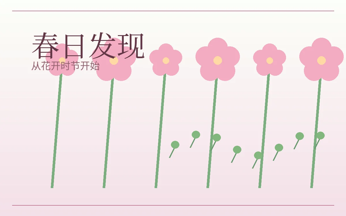 樱花盛放的影像主题